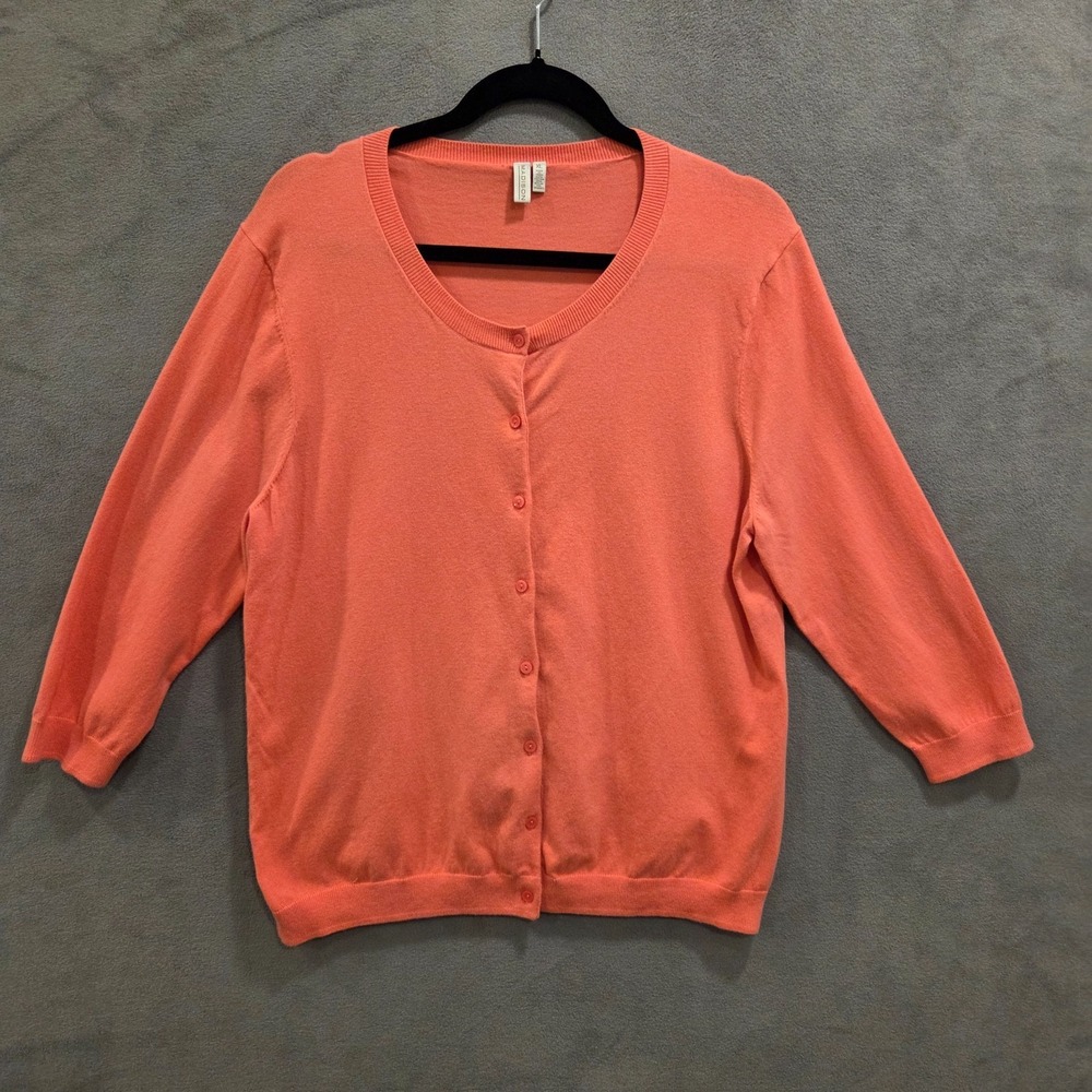 Madison Button Cardigan‎ Sweater Women's Size XL Academia Preppy Office Casual
